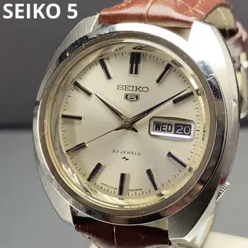 풍방 새상품 60s SEIKO 5 오토매틱 일본제 23석 손목시계 빈티지