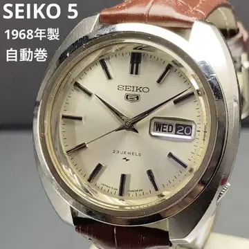 풍방 새상품 60s SEIKO 5 오토매틱 일본제 23석 손목시계 빈티지