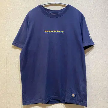 Dickies 컬러 로고 자수 반팔 티셔츠 L 사이즈