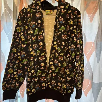 닌텐도 공식 슈퍼 마리오 3 후드티 남성용 M 사이즈 패미컴