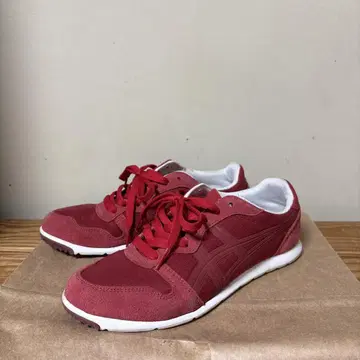 오니츠카타이거 스니커즈 빨간색