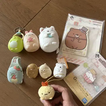 스미코구라시 봉제 인형 스트랩 세트