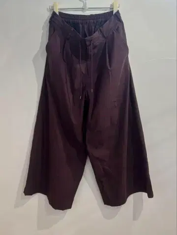 하카마 와이드 배기 팬츠
