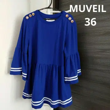 MUVEIL 귀여운 7부 소매 티셔츠