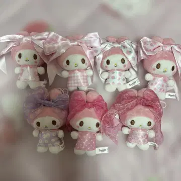 마이멜로디 리본 공주 시크릿 마스코트 7세트
