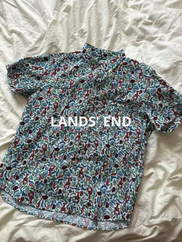 [새상품급] lands end 시어서커 셔츠
