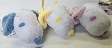 스누피 봉제 인형 3색 세트