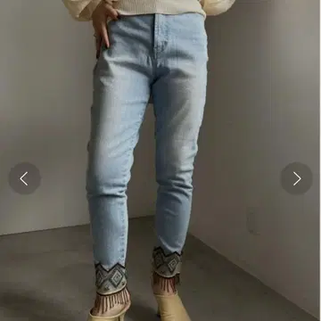 아메리빈티지 AMERI FRINGE PARTS SET DENIM