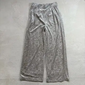 JEANASIS 올 패턴 플레어 와이드 팬츠