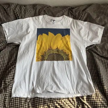 90s human i tees 해바라기 T셔츠 USA제