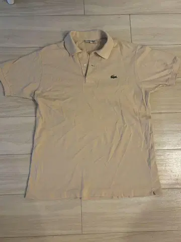LACOSTE L1212 베이지 피케 셔츠