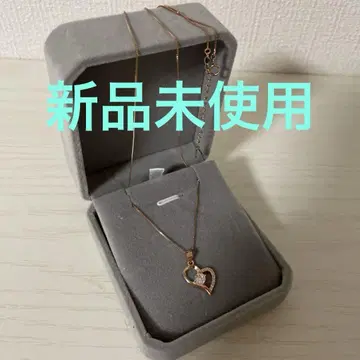 하트 모양 로즈 골드 목걸이