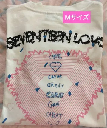 SEVENTEEN 세븐틴 LOVE 팬미팅 티셔츠 M 화이트