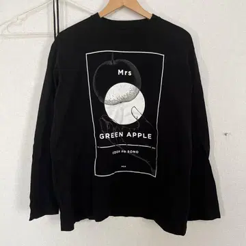 Mrs. GREEN APPLE 롱T 블랙 사이즈 불명