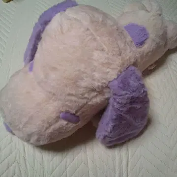 SNOOPY 엎드린 봉제 인형 퍼플