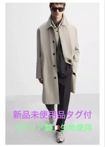 60% 할인! 자라 오리진스 라이트 그레이 트렌치코트