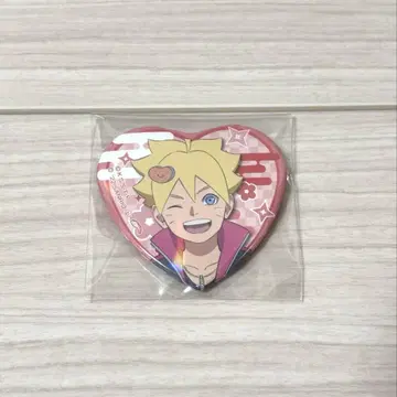 BORUTO 볼트 산리오 Sanrio 하트 캔뱃지 우즈마키 볼트
