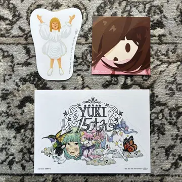 YUKI 특전 스티커 SUPER SLITS forme