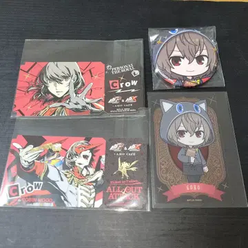 페르소나5 P5R AMOCAFE 아모카페 아케치 고로 크로우 세트