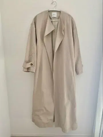 Spick & Span C/Cu 노카라 트렌치코트