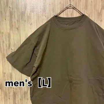 TH57 [US 수입] 반팔 티셔츠 [남성용 L] 그린 계열