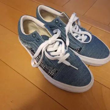 VANS 데님 프린지 스니커즈