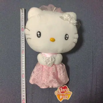 헬로키티 웨딩 드레스 봉제 인형