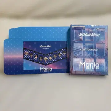 Snow Man LIVE TOUR Mania 초회판 3Blu-ray