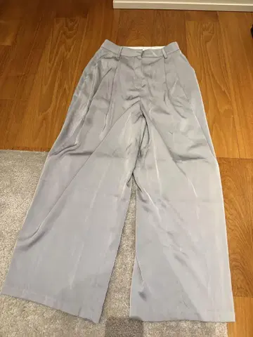 AUNT MARIE'S 새틴 와이드 팬츠