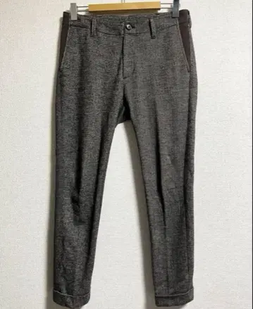 1piu1uguale3 CRAZY RIB TAPERD SLACKS