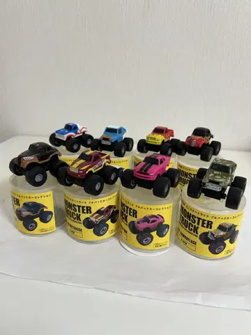 다이도 MONSTER TRUCK 풀백카 8대 세트