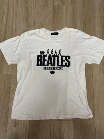 THE BEATLES ABBEY ROAD T셔츠 프리 사이즈 화이트