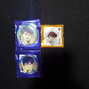 하이큐!! 여름 축제 캔뱃지 아크릴 키체인 오이카와 카게야마