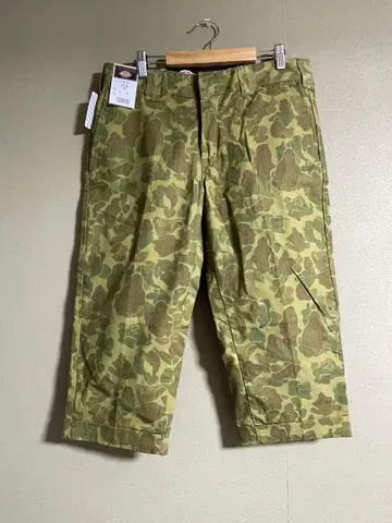 Dickies 크롭 팬츠 카모플라주 32인치
