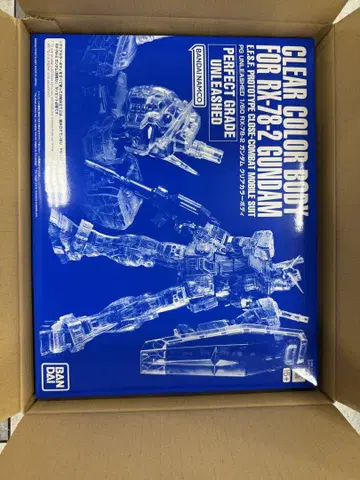 PG UNLEASHED 1/60 RX-78-2 건담 클리어 컬러 바디