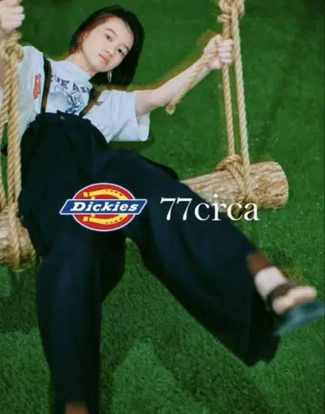 77circa x Dickies 보이 스카우트 와이드 팬츠 오버롤