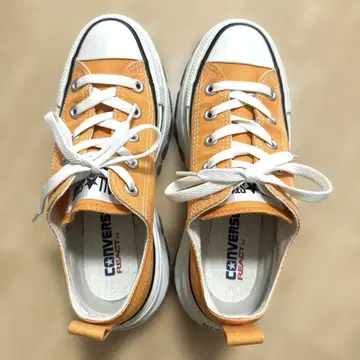 컨버스 트렉 웨이브 오렌지 캔버스 통굽 US3.5 JP22.5cm