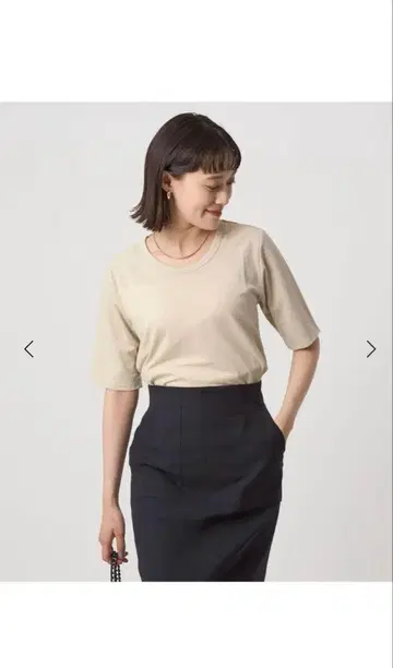 green label relaxing 텐지쿠 라메 TEE