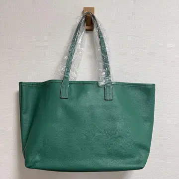 russet 러셋 그린 소가죽 토트백
