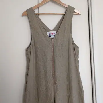CIMARRON JEANS 여성용 멜빵바지 프리 사이즈 린넨