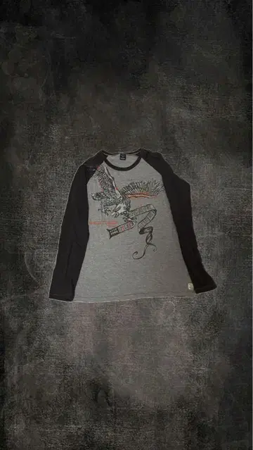 y2k 00s archive 그런지 래글런 T셔츠