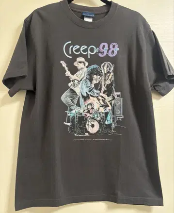 크리프하이프 98 T셔츠 그레이 L 사이즈