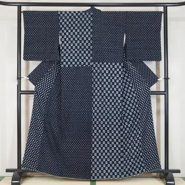 시츠케실 부착 미사용 160cm 면 키리카메 패치워크 캐주얼 a370