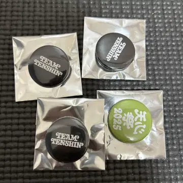 텐신 마츠리 x VERDY 캔뱃지 나스카와 텐신 4개 세트