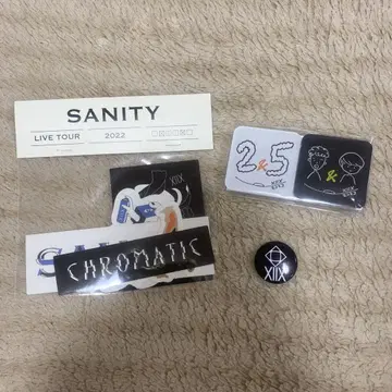 XIIX SANITY 스티커 마그넷 캔뱃지 라이징선