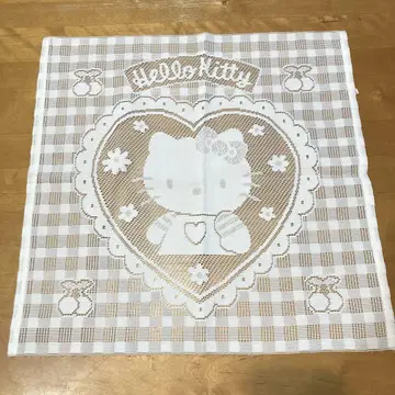 헬로키티 레이스 원단 카페 크로스 런치 크로스 레트로 레어