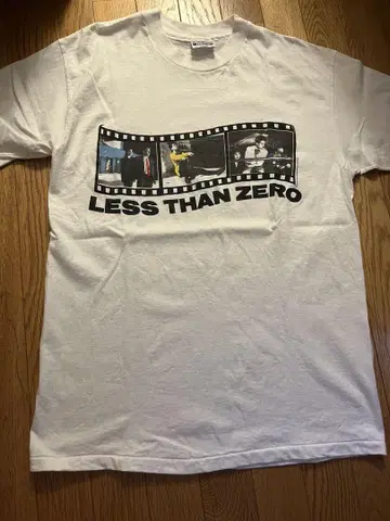 LESS THAN ZERO 필름 스트립 티셔츠 노무라 쿤이치 weber