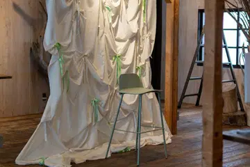 드레이프 커튼 발레코어 draping backdrop