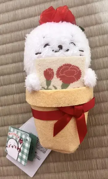 시로탄 카네이션 봉제 인형
