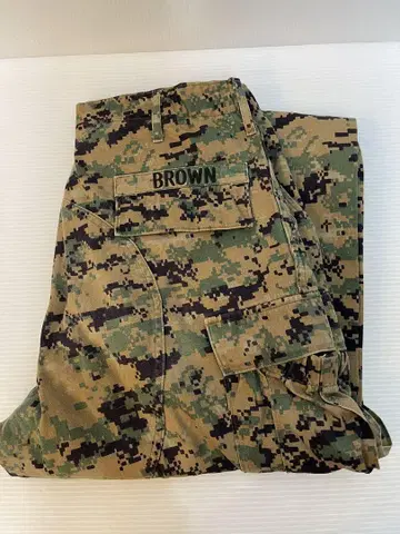 USMC 실물 MARPAT 디지털 카모 밀리터리 팬츠 구제 의류